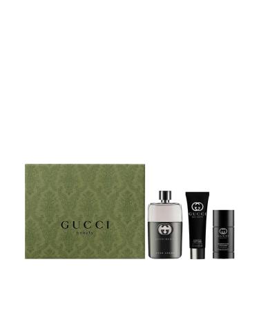Gucci Guilty 3-Piece Set for Men (3.0 Oz Eau De Toilette Spray + 2.5 Oz Deodorant + 1.6 Oz Shower Gel) 2.37 Fl Oz (Pack of 3)