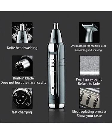 Nose and Ear Hair Trimmer - Painless Rechargeable Wet/Dry Grooming Tool for Men & Women - Easy to Clean & Maintain - Buy Online on SooperMarket.com