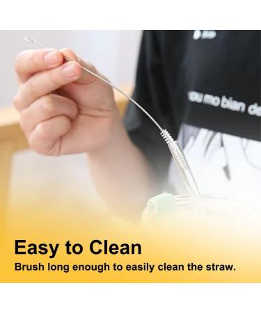 MLKSI 6 Pack Replacement Straws for Stanley 40 oz Tumbler - Reusable Plastic Straws with Cleaning Brush for Stanley Cup and Water Jug - Buy Online on SooperMarket.com