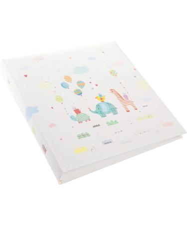 Goldbuch 15 469 Baby Album - Animal Parade Photo Book 30x31 cm 58 Blank Pages Illustrated Cover with Silver Embossing Unisex Design - Buy Online on SooperMarket.com