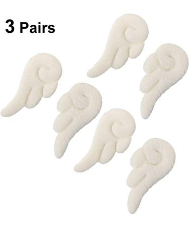 OSALADI 3 Pairs Angel Wings Hair Clip Cute Leather Hair Barrettes Cartoon Non Slip Clamps for Girl Cosplay - Buy Online on SooperMarket.com