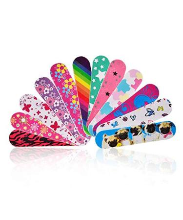 20 Mini Professional Nail Files - Double Sided Emery Boards for Manicure & Pedicure - DIY Nail Tools for Women & Girls - Buy Online on SooperMarket.com