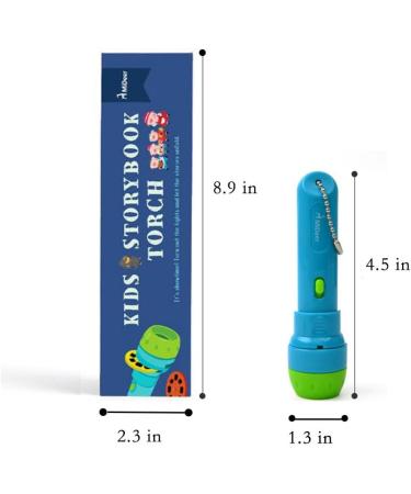 Pueri Projector Flashlight for Kids - 4 Educational Stories | Best Toys for Learning & Fun - Buy Online on SooperMarket.com
