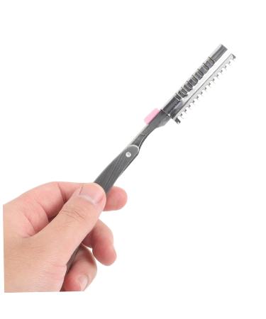 Mikinona Eyebrow Shaping Tool - Premium Manual Razor for Men's Grooming | Face & Beard Shaver Steel Folding Razor for Perfect Hairdressing - Buy Online on SooperMarket.com