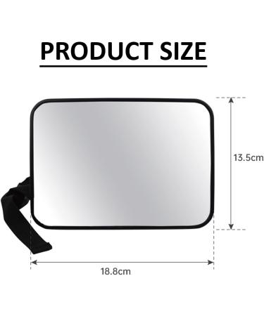 JOBi Baby Rear View Car Mirror - 100% Shatterproof | Essential for Newborn | Drive Safely and Monitor Your Child with Peace of Mind - Buy Online on SooperMarket.com