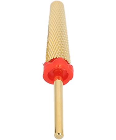 Manicure Drill Bit Nail Drill Bit Gold Multifunctional Cone Quick Sanding for Beauty Salon (132#-F) - Buy Online on SooperMarket.com