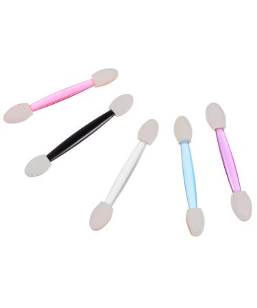 PLAFOPE 5 Boxes Double Ended Eyeshadow Brush Eye Shadow Sponge Makeup for Women Plastic