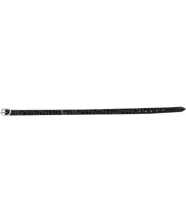 Horka Spur Straps Patent Croco Leather By Pair Black/Silver One Size - Buy Online on SooperMarket.com