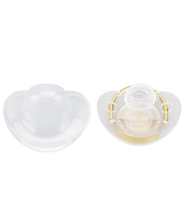 Flexible BPA-Free Silicone Pacifier Set for 0-6 Months - 4 Curved Binkies - Buy Online on SooperMarket.com
