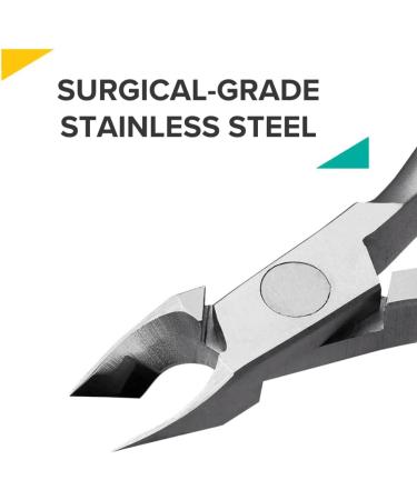 Rui Smiths 5mm Jaw Cuticle Nippers - Professional Stainless Steel, Japanese Handle, Mirror Finish | Double Spring - Half Jaw Design - Buy Online on SooperMarket.com