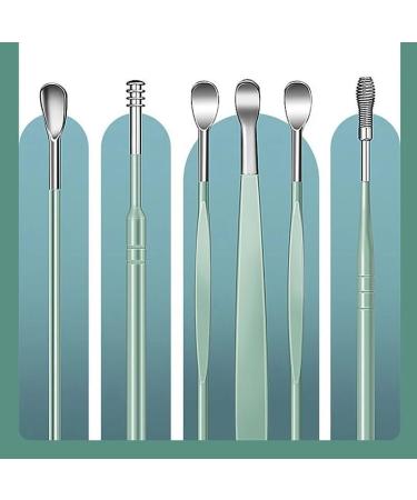 Portable Ear Cleaner Stainless Steel Ear Spoon Set Stainless Steel Ear Wax Remover Reusable Stainless Steel Ear Wax Remover Set Ear Wax Easily Removed Ideal for Personal and Home Use(C) - Buy Online on SooperMarket.com