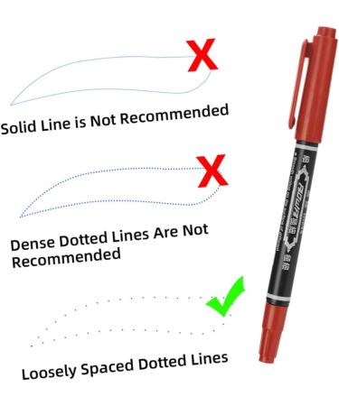 Hemoton 18 Pcs Tattoos Position Marker Eyebrow Pen Tattoos Using Pen Marking Pen Eyebrow Pencil Ink - Buy Online on SooperMarket.com