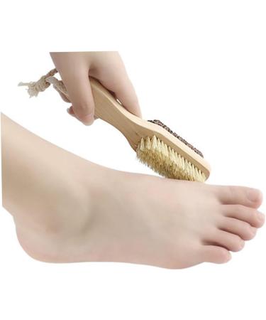 FRCOLOR Scratcher Pedicure Brudh 2pcs Presser Foot Wooden Double Sided Foot Pumice Stone Wooden Pumice Stone 1 count (Pack of 1) - Buy Online on SooperMarket.com
