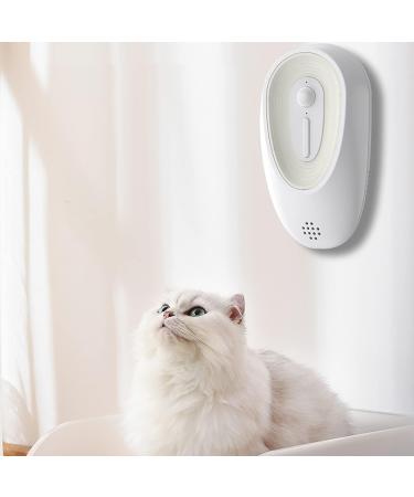 Holzsammlung Cat Litter Deodorizer Auto On/Off Freshener Pet Litter Boxes Odor Remover Air Purifier Genie with Aromatherapy Compartment Smart Sensor System Rechargeable Smell Eliminator Machine #015 - Buy Online on SooperMarket.com
