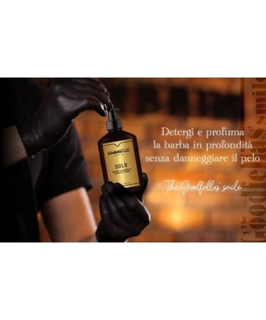 Goodfellas Nourishing Beard Shampoo 250ml - Made in Italy | Sandalwood & Mandarin | International Shipping - Buy Online on SooperMarket.com