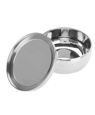 Suitable Shaving Soap Bowl Business Beard Soap with Stainless Steel Modern Aesthetics Universal Size