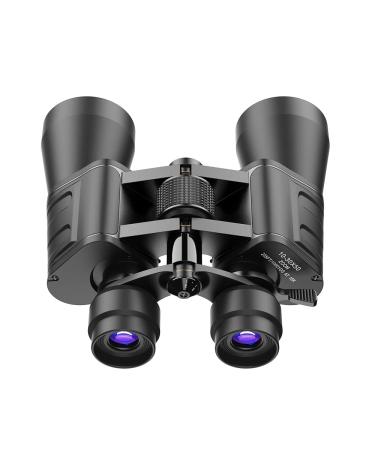10-30x50 High Powered Military Zoom Binoculars for Adults, Daily Waterproof/BAK7 Prism/FMC Lens HD Professional Binoculars for Bird Watching Hunting Concerts (10-30x50, Zoom) 10-30x50 Black