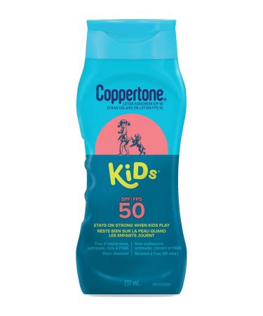 Coppertone Kids Sunscreen Lotion Spf 50 Hypoallergenic Sun Protection for Children Water Resistant Face and Body Lotion for Kids 237 ml. SPF 50 - Lotion Sunscreen Lotion 237 ml