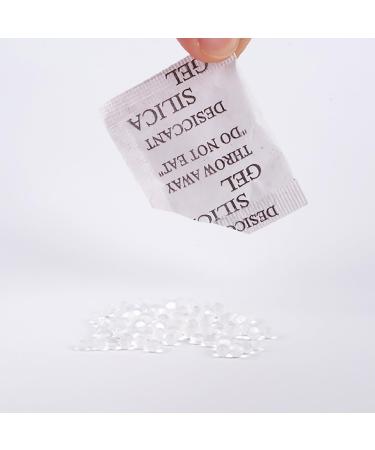 Silica Gel Bags - 50 Multi-Purpose Moisture Absorbing Sachets for Dehumidifying & Odor Control - International Shipping - Buy Online on SooperMarket.com