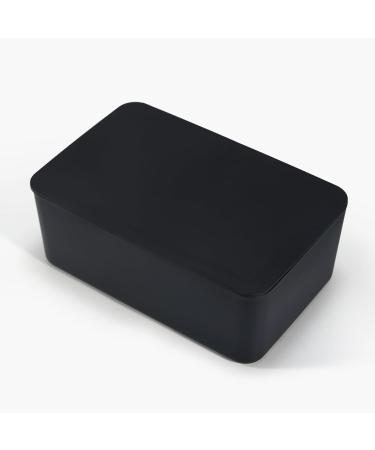 Premium Black Wet Wipes Box - Organize Baby Wipes & Damp Cloths | Stylish Storage for Home & Office - Buy Online on SooperMarket.com
