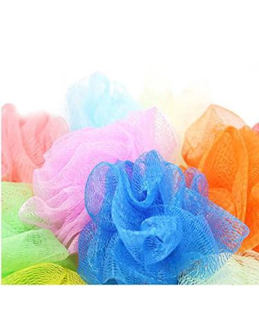 Bath Poufs Shower Sponge 10-Pack in Assorted Colors - Buy Online on SooperMarket.com