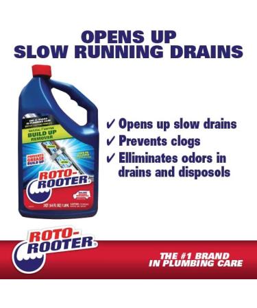 Roto-Rooter Build Up Remover | Effective Drain Cleaner | International Shipping Available - Buy Online on SooperMarket.com
