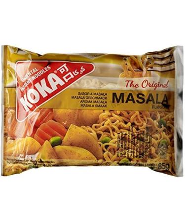 Koka Oriental Style Instant Noodles | Masala Flavour | Snack or Meal Accompaniment | Ready in 2 Minutes | 85g (Pack of 30) - Buy Online on SooperMarket.com