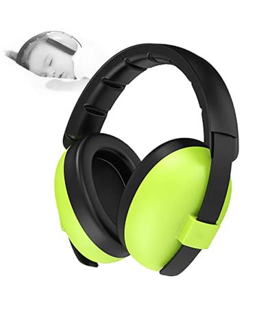 YANKUIRUI Ear Defenders Baby Noise cancelling headphones For Age 0 To 3 Years Toddlers at Plane Firework Concert Cinema Yellow