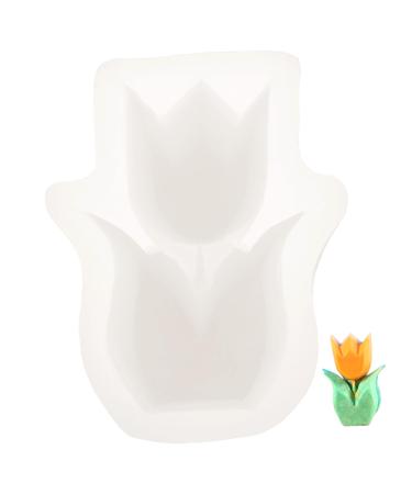 VILLCASE 3pcs Candle Mold White South Korea 3D Manual Silica Gel