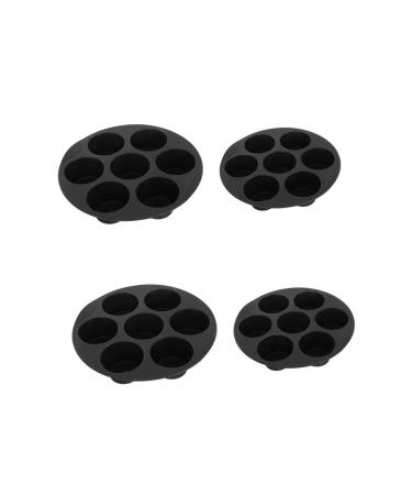 PRETYZOOM 4 Pcs 7 Silicone Ice Molds Cake Baking Pans Silicone Cupcake Pan Muffin Cake Molds Candle Mold Candle Accessories Air Fryer Muffin Pan Silica Gel Baking Tools Oven