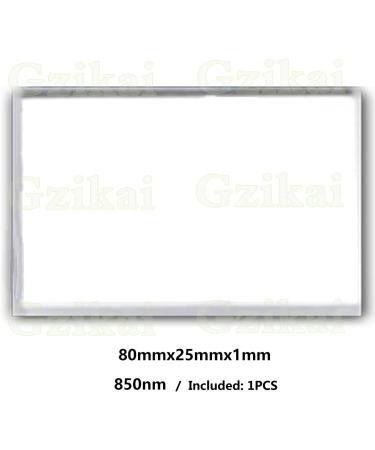 Gzikai 80mm x 25mm x 1.0mm 850nm Optical IR Narrow Band Pass Filter - Buy Online on SooperMarket.com