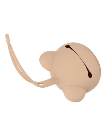 Shop Silicone Pacifier Case - Easy to Clean Dustproof & Soft for Newborns | Practical Coffee Color Design - Buy Online on SooperMarket.com