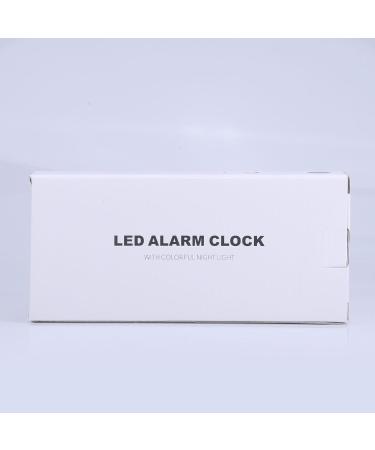 Ankilo Digital Alarm Clock for Deep Sleepers | RGB Color Changing Night Light & Charging Station | Bright LED Bedside Clock for Kids & Adults - Buy Online on SooperMarket.com