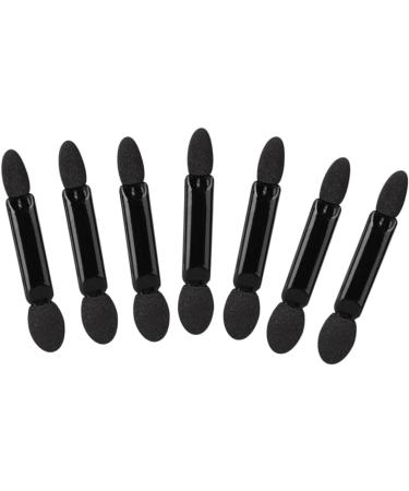 FOYTOKI 100 Pcs Makeup Eyeshadow Brush Eyeshadow Double Sided Eyeshadow Brush Kit Black - Buy Online on SooperMarket.com