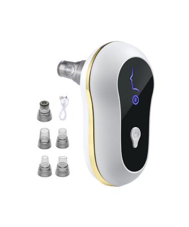 Worparsen Pore Cleaner Gentle Exfoliating USB Charging Electric Acne Blackhead Extractor Deep Cleaning Skin Tightening Ivory