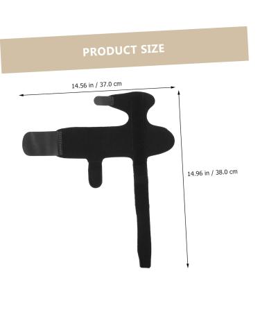 PLAFOPE Hallux Valgus Wrist Thumb Brace - Hammer Toe Straightener & Bunion Separator with Metatarsal Pads - Black - Buy Online on SooperMarket.com