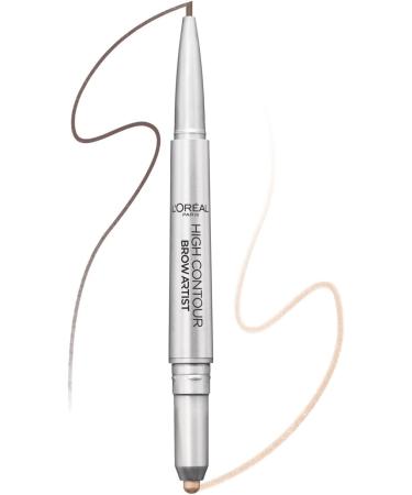 L'Oreal High Contour Brow Pencil & Highlighter Duo - 108 Warm Brunette - Buy Online on SooperMarket.com