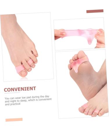 FOMIYES Double Hole Toe Splitter Hammer Straightener & Pedicure Tools - 12pcs | Bunion Orthopedic Toe Separator & Foot Valgus Protector - 5.6x2cm - Buy Online on SooperMarket.com