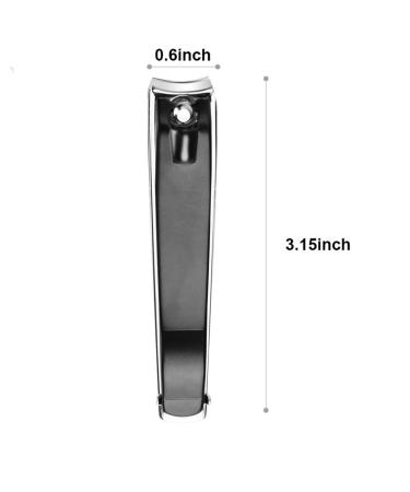 Iceyli Large Nail Clippers Set - Premium Stainless Steel Fingernail & Toenail Clippers - 2 Pcs - Buy Online on SooperMarket.com