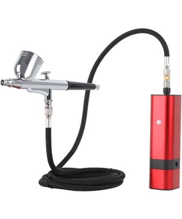 Universal Paint Spraye Airbrush Kit with Dual Action Gravity Type Spray Gun for Art Model Body Paint Artist Makeup Nail Tattoos Cake Tools Painting Varnishing Lacquering - Buy Online on SooperMarket.com