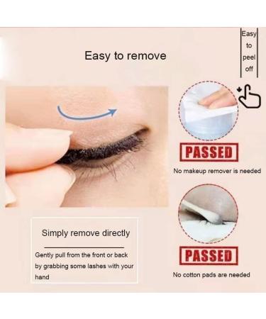 Reusable Self-Adhesive Eyelashes Wispy Fake Eyelashes Natural Look Fluffy Curling Long Eyelashes No Glue/Eyeliner/Magnet Needed Waterproof and Easy to Put on - Buy Online on SooperMarket.com