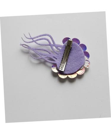 FOMIYES Fake Jellyfish Hair Clip Floral Pearl Hair Clip Pearl Snap Clips Pearl Hair Barrettes Hair Barrettes for Girls Jellyfish Hairpin Purple Vacation Hair Tie Holder Beach Faux Pearls - Buy Online on SooperMarket.com