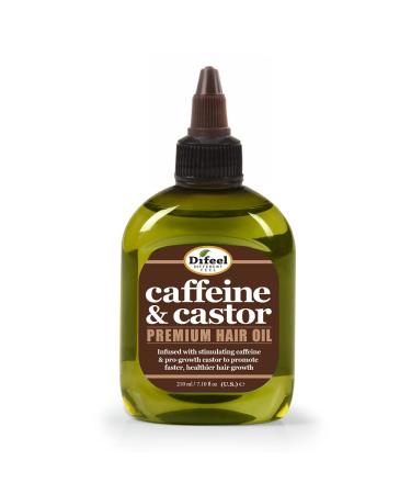 Difeel Caffeine & Castor Premium Hair Oil for Faster Hair Growth 7.1 oz.