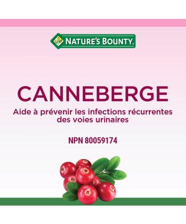 Nature's Bounty Cranberry Gummies Herbal Supplement Helps Prevent Recurrent UTIs 60 Gummies Multi-colored - Buy Online on SooperMarket.com
