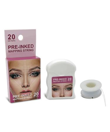 Eyebrow Mapping String Pre-Inked Mapping Brows String Microblading Mapping String Microblading Brows String Supplies White