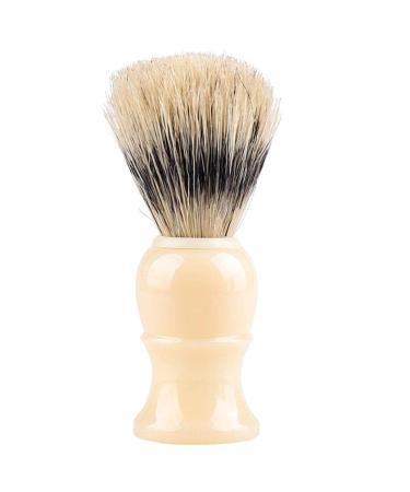 Hair Shaving Brush Handle Bristle Brush Neck-Loop-Brush-White-Beauty Care Nice and Professional