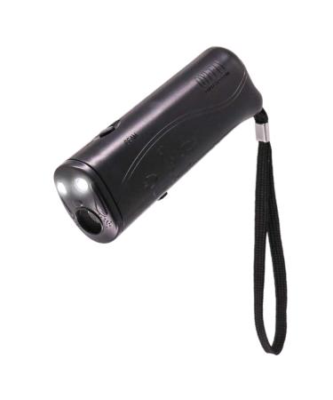 OYEFLY Handheld Dog Repellent Trainer 3 in 1 Anti Barking Device with LED Flashlight Ultrasonic Dog Deterrent and Bark Stopper Dog Trainer Devices - Training Tool/Stop Barking (Black)
