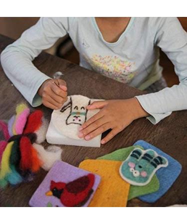 Woolbuddy Needle Felting Kit for Beginners - 6 Unique Felt Animals & Tools Included - Buy Online on SooperMarket.com
