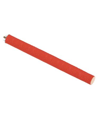 PATICIL 1.1x13.9 Bird paw bird wood barsch stand cage accessories for small bird parrot love bird parlor parlor shaft red 1.1x13.9 "red