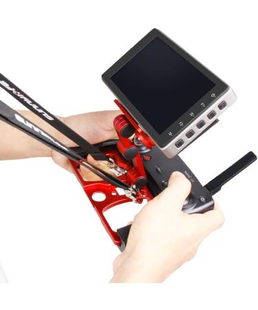 Anbee Foldable Aluminum Tablet Stand with Lanyard for DJI Drones - Red - Buy Online on SooperMarket.com